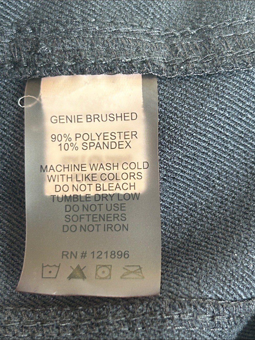 Title Nine Genie Brushed Outdoor Women's Straight Leg Pants in Black Size 6 - Picture 10 of 10